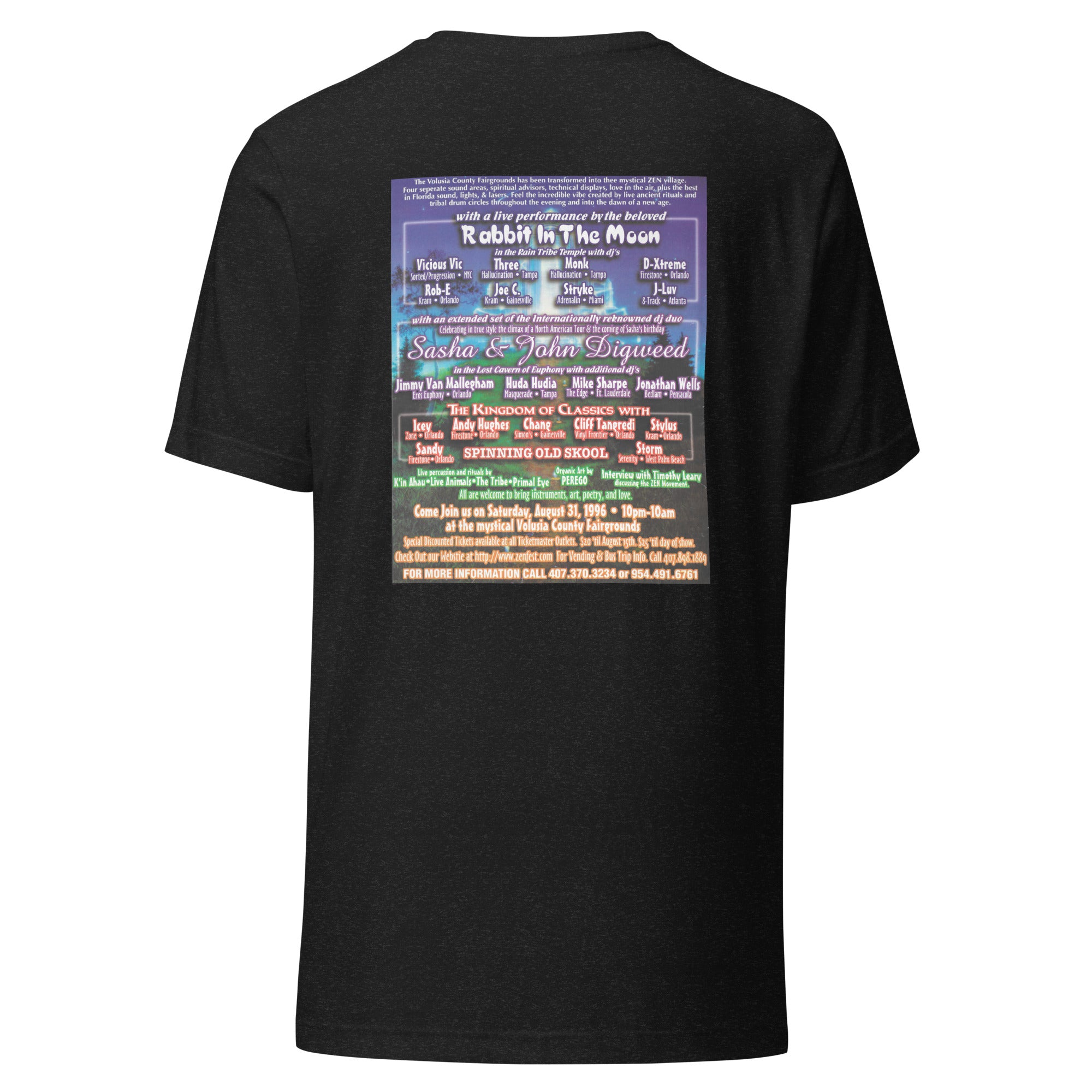 Vintage 90s Rave Flyer T-Shirt – DJs, House Music, Retro