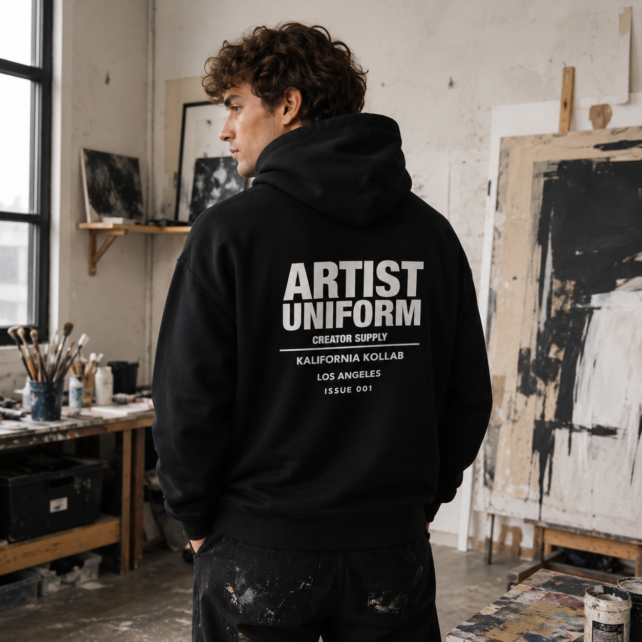 Artist uniform unisex hoodie creator supply 