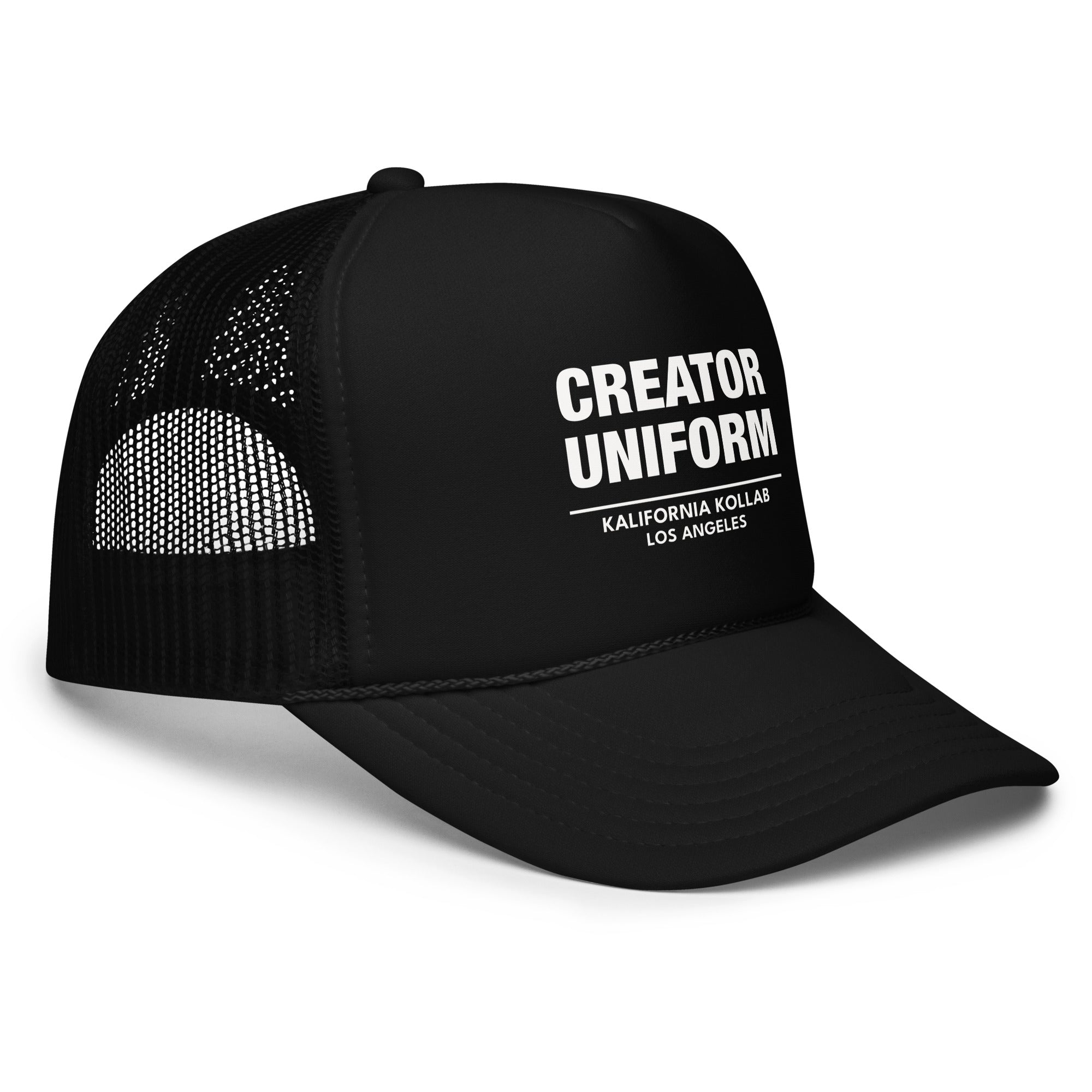 Black trucker cap with mesh back and 'Ski Tennessee' logo on a white background
