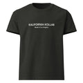 Black t-shirt with 'KALIFORNIA KOLLAB Made In Los Angeles' text on a white background