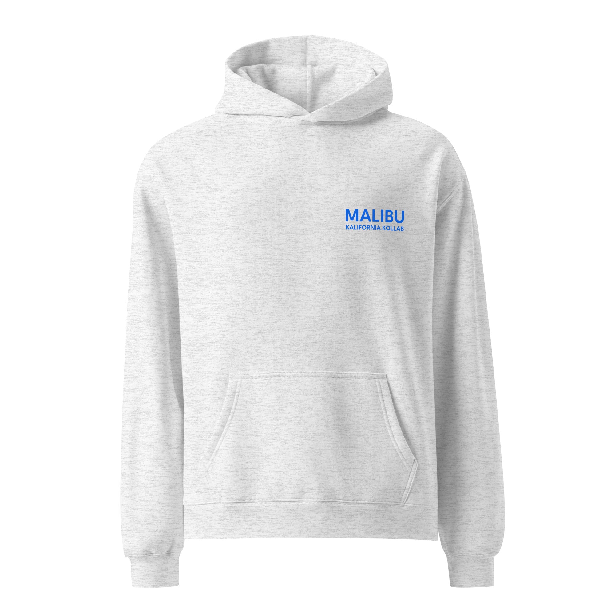 Gray hoodie with calm brings clarity text